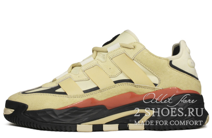 Кроссовки Adidas Niteball Orange Tint Black FX0363 желтые