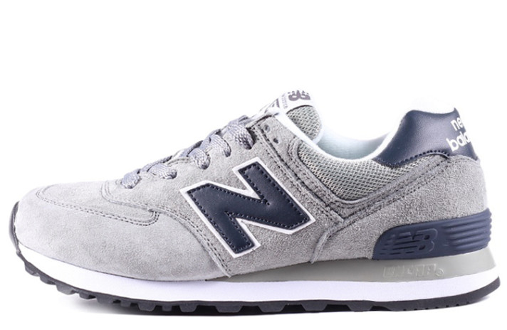 Кроссовки New Balance 574 gray blue  серые