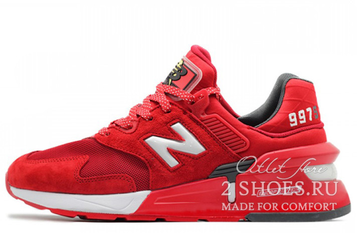 Кроссовки New Balance MS997HM Sport Red  красные