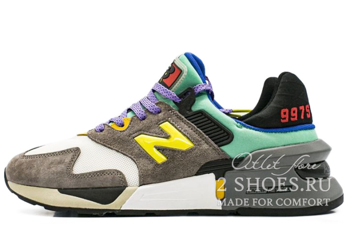 Кроссовки New Balance MS997JBG Bodega No Bad Days  разноцветные