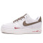 Кроссовки Мужские Nike Air Force Low ID Winter White Brown Red