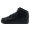 Кроссовки Женские Nike Air Force Mid Total Black Leather
