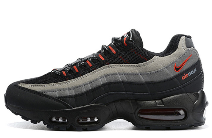Кроссовки Nike Air Max 95 Logo Reverse Chili Black Grey CW7477-001 черные