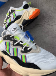 Кроссовки Adidas Ozweego Era Pack White Solar Green живое фото 3