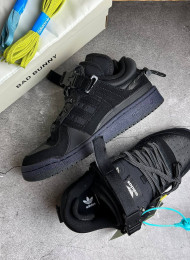 Кроссовки Adidas Forum Buckle Low Bad Bunny Back to School живое фото 2